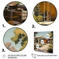 thumbnail image 3 of Designart "Coral Beige Mid Century Architectural gracefulness" Mid-century Wall Decor, 3 of 5