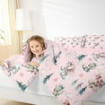 thumbnail image 4 of Feelyou Pink Dragon Animal Full Size Comforter Sets, Dreamy Stars Cloud Bedding Comforter Set, Teens Kids Boys Girls Reversible Bedding Sets, Lightweight Room Decor, 3-Piece, 4 of 8