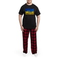 thumbnail image 5 of CafePress - Pray For Ukraine Sweatshirt, Stand With Uk Pajamas - Men's Dark Loose Fit Cotton Pajama Set, 5 of 7