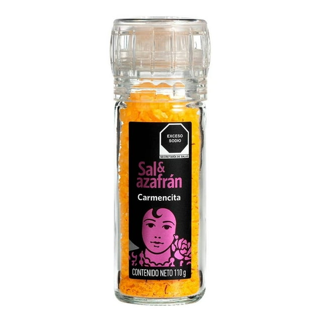 Sal marina Carmencita mediterránea con azafrán molinillo 110 g