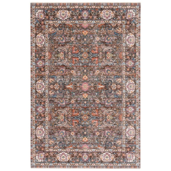 SAFAVIEH Crimson Selina Distressed Area Rug, Beige/Blue, 8' x 10'