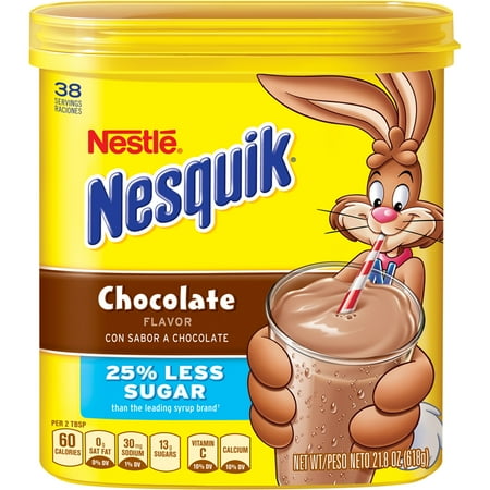 UPC 028000680909 product image for Nestle Nesquik Chocolate Powder Flavored Milk Additive, 21.8 oz | upcitemdb.com
