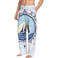 thumbnail image 2 of Disketp Not All Who Wander Are Lost2 Men'S Pajama Pants - Ultra Soft Fleece Sleep And Lounge Pants (Size: S-Xxl), 2 of 9