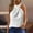 White, variant on HaoXianJian Women CrissCross Halters Tank Top 2025 Vacation Solid Sleeveless Shirts Summer Casual Basic Cami