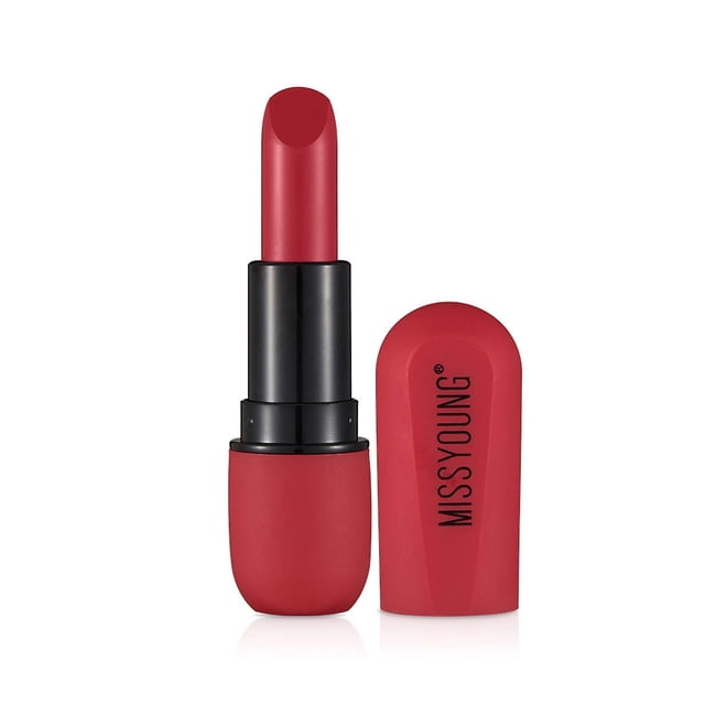 Lápiz labial mate HUOGUO, hidratante, 12 colores, resistente al agua