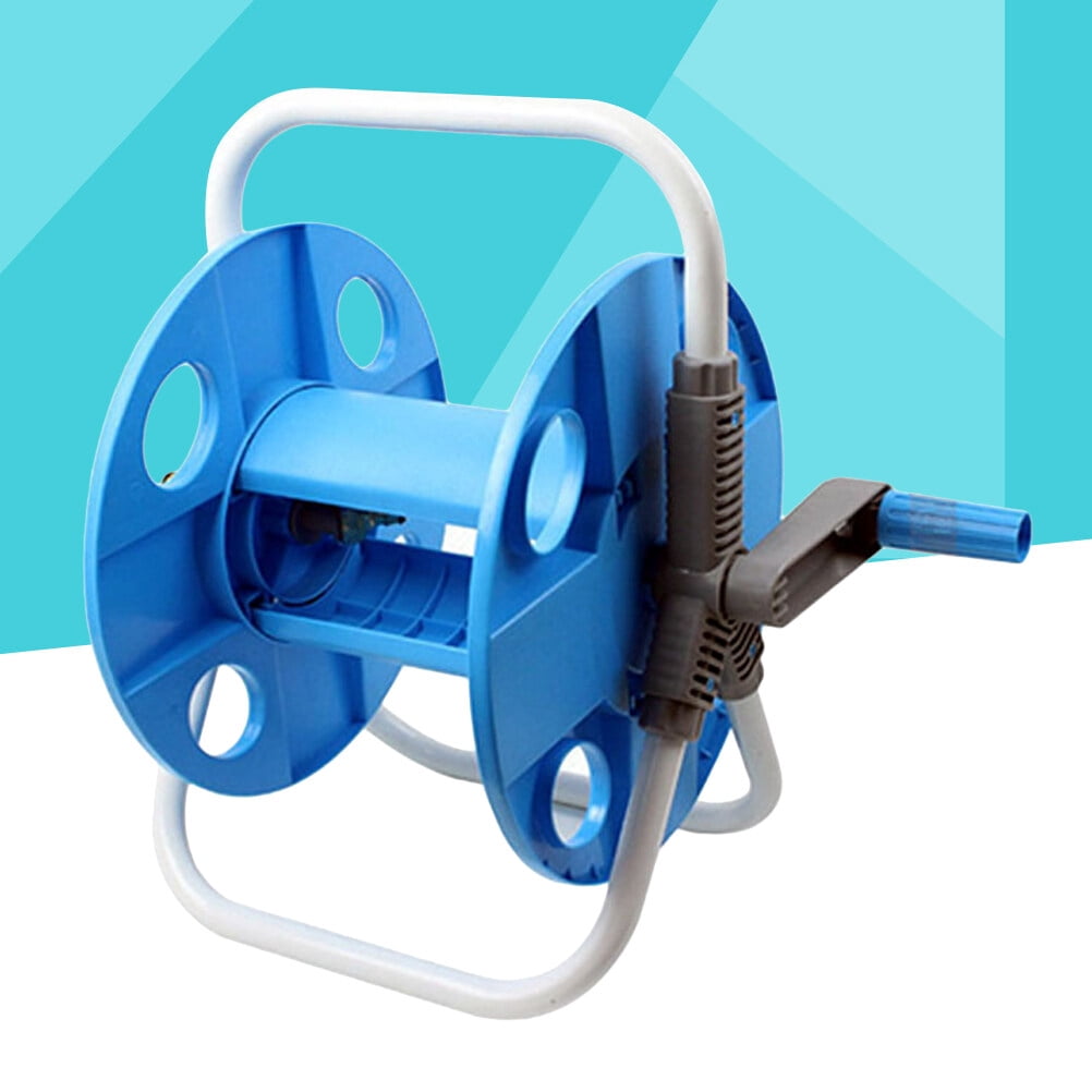ROMANSENTIAL Portable Garden Water Hose Reel Cart with Hand Crank for Neat Storage and Easy Use