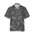 thumbnail image 3 of Venta caliente de verano, nuevas camisetas con estampado 3D, estampado de cuervos, solapa, manga corta, moda de terror, camisetas casuales para hombres, traje, camisetas de un solo pecho, 3 of 5
