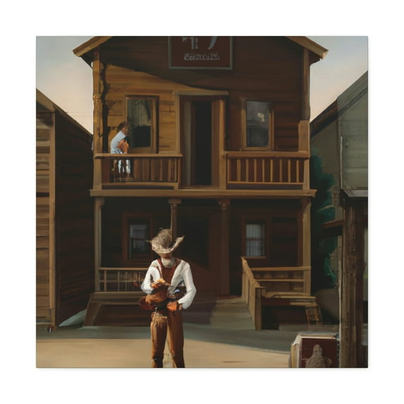 Frontier Town Hyperrealism - Canvas