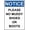 Warning Sign 4, variant on Please Flush Toilet After Use Sign – 8x12 Inch RustFree Aluminum,Reflective & Weatherproof,HighVisibility Reminder Sign for Restroom,Home or Business