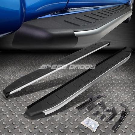 FOR 06-12 TOYOTA RAV4 5.75" WIDE METALLIC/BLACK SIDE STEP BAR NERF RUNNING BOARD