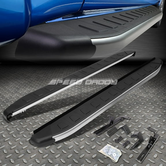 FOR 06-12 TOYOTA RAV4 5.75" WIDE METALLIC/BLACK SIDE STEP BAR NERF RUNNING BOARD