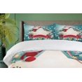 thumbnail image 3 of Juego de funda nórdica, Santa Claus Star Banner Snowflakes Ribbon y Candy Cane Tree, 3 of 6