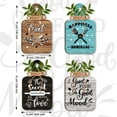 thumbnail image 5 of 4pcs Kitchen Wall Decor Wood Sign Eat Wooden Cutting Board Sign Farmhouse Tiered Tray with Hemp Rope Wall Art Wood Rustic Hanging Wall Decor for Home Kitchen Dining Living Room Bar Cafe, 5 of 7