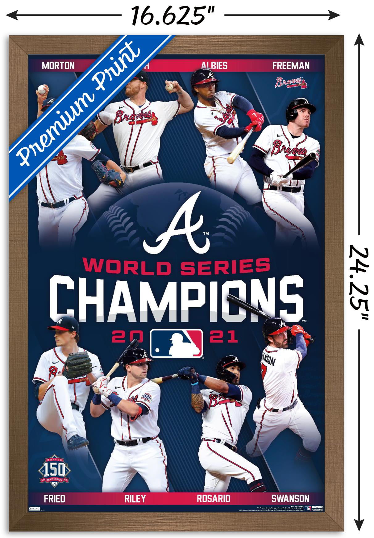 Shop Jorge Soler Atlanta Braves Signed 2021 World Series Champions Logo  Baseball