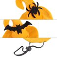 thumbnail image 2 of Disfraces de Halloween, Sombrero de Bruja Amarillo para Mascotas con diseño de araña para Gatos y Perros pequeños Accesorios para Sombreros 2 Piezas(Estilo de Calavera) ER, 2 of 5