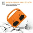 thumbnail image 3 of Samsung Galaxy Tab S6 Lite 10.4" SM-P610 P615 (2020 Released), Tablet Case For Kids Dteck EVA Foam Lightweight Shockproof Handle Kickstand Protecitve Shell 10.4-inch Cover,Orange, 3 of 6