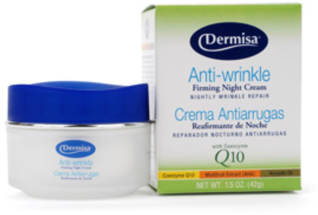 Dermisa Anti-Wrinkle Cream with Alpha-Hydroxy Acids and Coenzyme Q10 1.5 oz