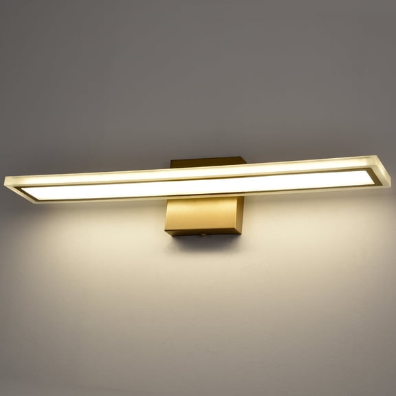 Clarksville LED Gold Bathroom Vanity Light Brass Wall Sconce 4000k