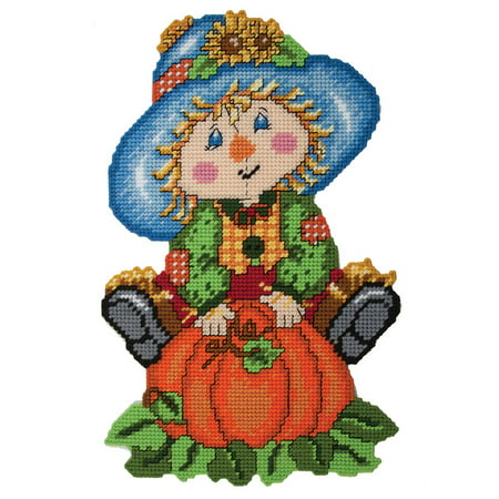 Herrschners® Jumping Scarecrow Wall Hanging Plastic Canvas Kit