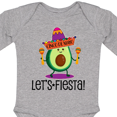 thumbnail image 4 of Inktastic Cinco De Mayo Lets Fiesta Avocado Boys or Girls Long Sleeve Baby Bodysuit, 4 of 5