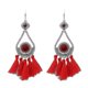 thumbnail image 2 of Pendientes geométricos de moda étnicos bohemios con borlas largas para mujer, azul, 2 of 4