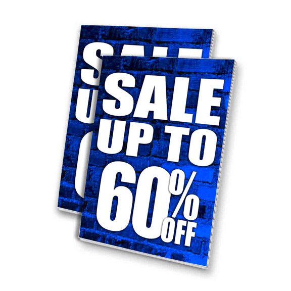 Sale Up To 60 Percent Off (24" X 36") 4mm Corrugated Plastic Panel, Graphics Applied To 1 Side (Pk of 2)