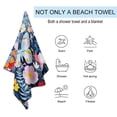 thumbnail image 2 of Watercolor Butterfly Beach Towel Microfiber Beach Towels Sand Free Quick Dry Lightweight Travel Towels, 2 of 7