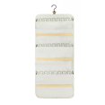 thumbnail image 4 of Organizador de joyas de doble cara, organizador de joyas colgante, soporte de joyería plegable de pared antienredos con 48 bolsillos. Beige, 4 of 9