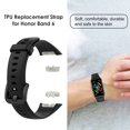 thumbnail image 1 of Correa de silicona de repuesto para Honor Band 6 para hombres Likrtyny y mujeres pulsera de Color sólido, 1 of 8