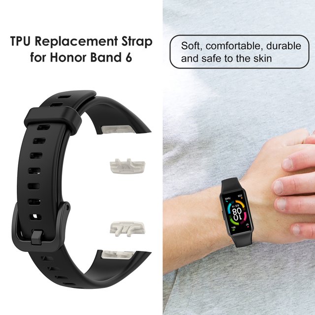 Correa de silicona de repuesto para Honor Band 6 para hombres Likrtyny y mujeres pulsera de Color sólido