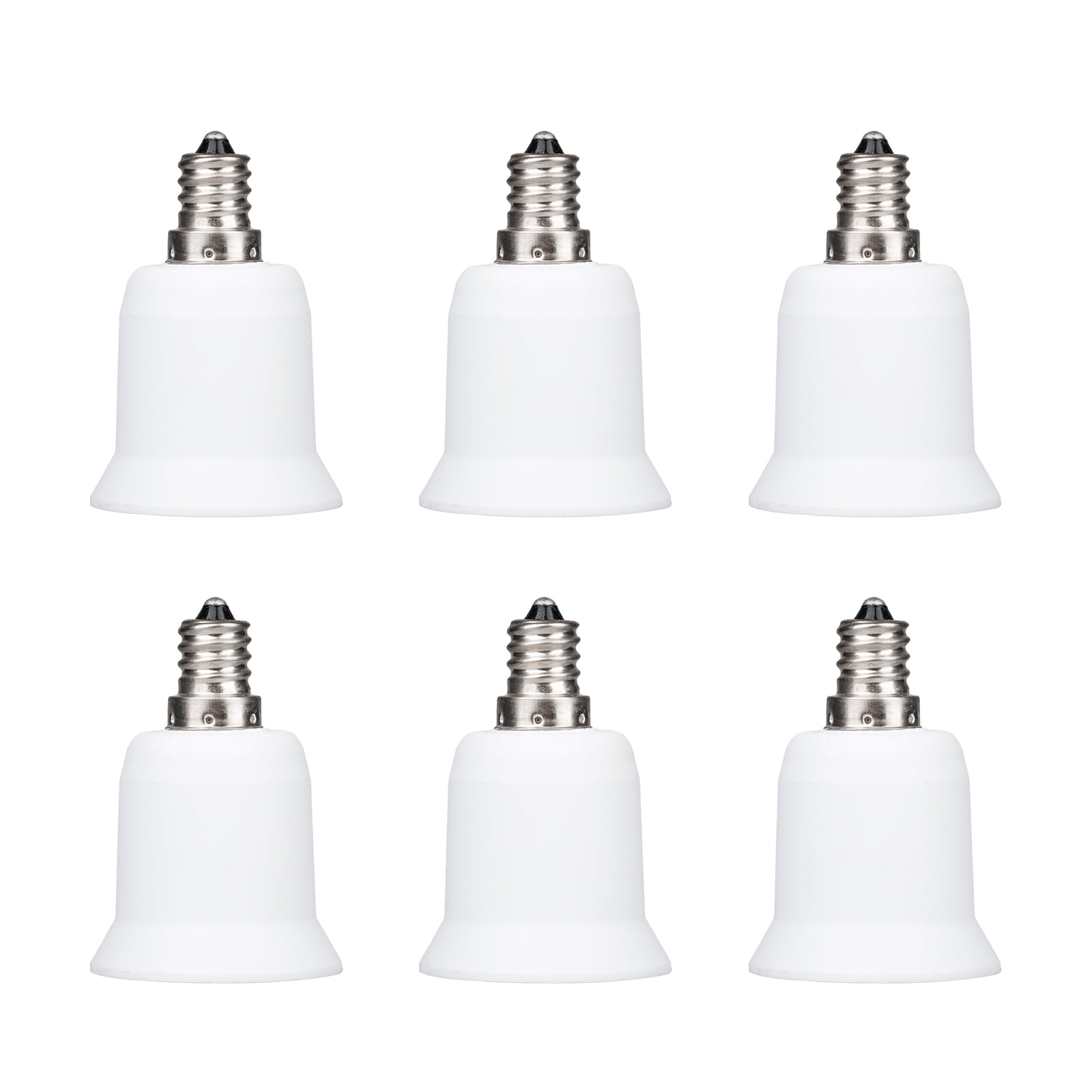 TSV Light Bulb Socket Adapter Candelabra E12 to Medium Base E26 Screw