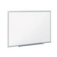 48"x72" Steel Whiteboard, Gloss, Depth 1/2 in