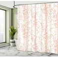 thumbnail image 5 of Ambesonne Modern Shower Curtain, Forest Illustration Tree Art, 69"Wx70"L, Peach Blush, 5 of 5