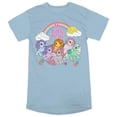 thumbnail image 5 of My Little Pony Retro Title Image Women's Blue Short Sleeve Sleep Shirt-Small, 5 of 7