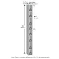 thumbnail image 4 of Furinno FULDA 8-Tier Closet Organizer AdJUSTable Open Shelf 6-Inch Blackwood, 4 of 9