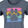 thumbnail image 3 of Instant Message - Negative Space Paw Print - Women's Any Way Dress, 3 of 6