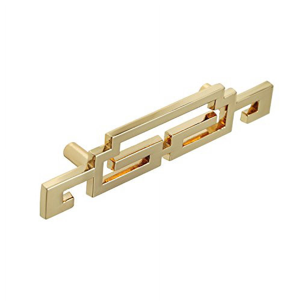 Utopia Alley 5pcs Steffi Pull Handle - Decorative Cabinet Drop Pull Handles- Vintage Cabinet Hardware with Hand Finished Polished Gold - Metal Drawer Pull Handle, 2.5" Center to Center