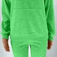 thumbnail image 7 of Scyoekwg Women's Fall Two Piece Outfits Long Sleeve Sweatshirt Jogger Sweatpant Casual Matching Outfits Two Piece Set Fashion Outfits Sets (Green,M), 7 of 7