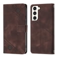 thumbnail image 2 of Tarise Phone Case for Samsung Galaxy S23 5G Case, Premium PU Leather Card Holder Wrist Strap Magnetic Closure Flip Stand Function TPU Interior Book Cover for Samsung S23 5G Wallet Case, Brown, 2 of 7
