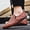 C05 Brown, variant on Black Woven Pattern Loafers, Men's Casual Moccasins, Comfortable Slip-on Shoes and Breathable