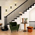 thumbnail image 4 of Aplique de pared LED moderno y creativo de 10 W, resistente al agua, IP65, de aluminio, para interiores y exteriores, 3000 K, negro y dorado, 4 of 5