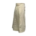 thumbnail image 2 of Falda George para Mujer Larga de Lino con Botones y Bolsas Laterales Beige Talla G, 2 of 4