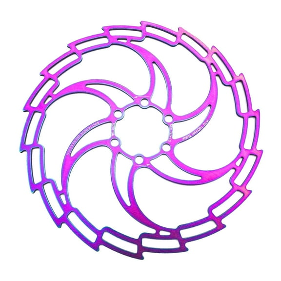 Solid Bike Disc Brake Rotor Road 180/160/203mm 6 Mount Hydraulic Disc Rotors Replacement wiht Mount Screws Bolts - 180mm