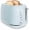 Blue, variant on 2 Slice Toaster Retro Stainless Steel with Bagel, Cancel, Defrost Function and 6 Bread Shade Settings Bread Toaster, Extra Wide Slot and Removable Crumb Tray (Pink)