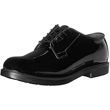 

bates men s high gloss durashock uniform oxford black 7.5 d us