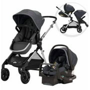 Evenflo Pivot Xpand Travel System w/LiteMax NXT Rotational Infant Car Seat (Age 0-5 Years, Weight 3-55 lbs)