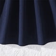 thumbnail image 6 of XEGLSBU Girls Dresses Solid Color Waist Defining Flutter Sleeve Hemline Fashion Party Casual Dress Summer Navy Size 10-11 Years, 6 of 9