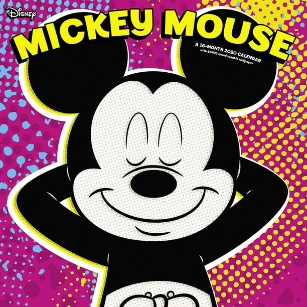 2020 Disney Mickey Mouse Wall Calendar (DDD8482820) - Walmart.com - Walmart.com