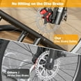 thumbnail image 2 of JOZ 3-Bike Floor Parking Rack for Bicycles Wheel/Tire(Max Tire Width 2.5"), with Buckle, for Indoor/Outdoor Garage Storage, Black, 2 of 7