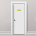 thumbnail image 5 of Unique Bargains 6'x2' ENTRANCE Sign Acrylic Self Adhesive Door Sticker Wall Sign Yellow 2 Pack, 5 of 5